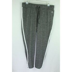 Reebok Womens Pants Joggers Style 214024249 Striped Medium